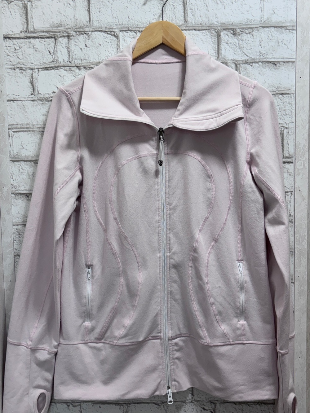 lululemon athletica Light Pink Full-Zip Jacket